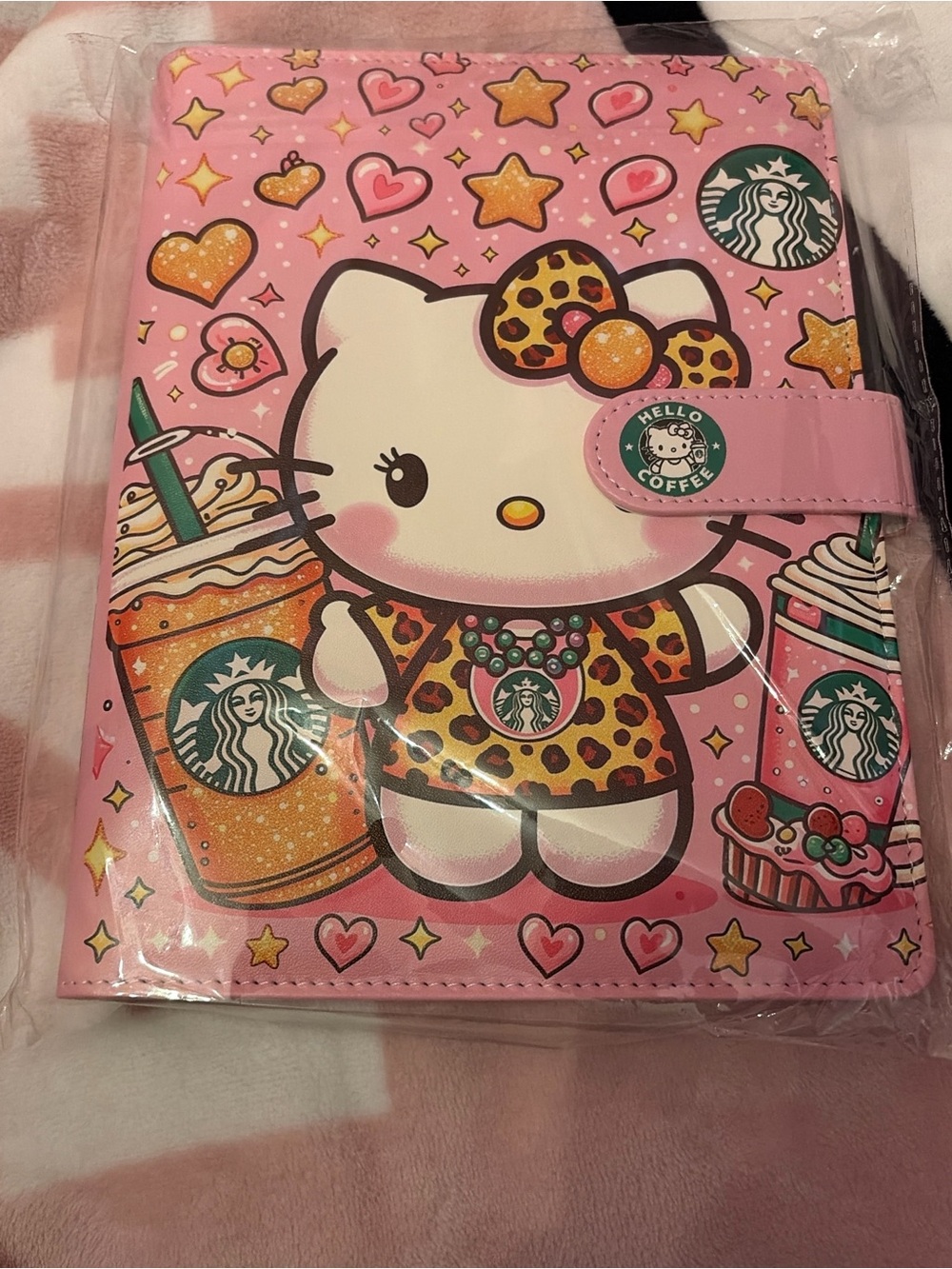 Hello Kitty Starbucks-Themed Planner Cover